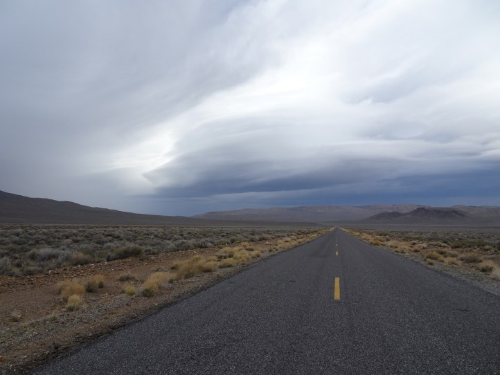 Storm view descending Emigrant Canyon Road Death Valley 2-1016 smaller
